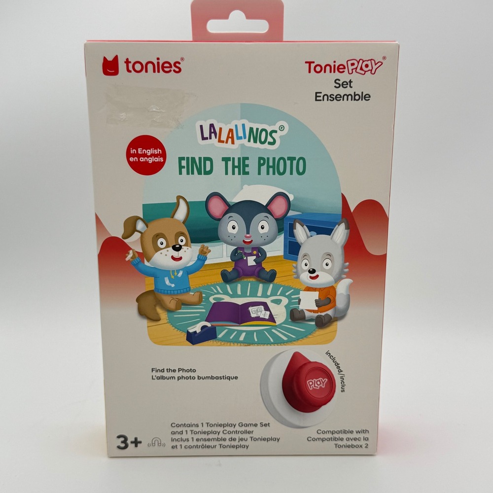 Tonies ToniePlay Lalalinos Find the Photo Game Set with Controller 3+ NIB